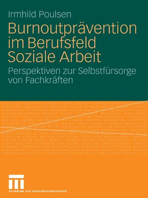 cover image of Burnoutprävention im Berufsfeld Soziale Arbeit
